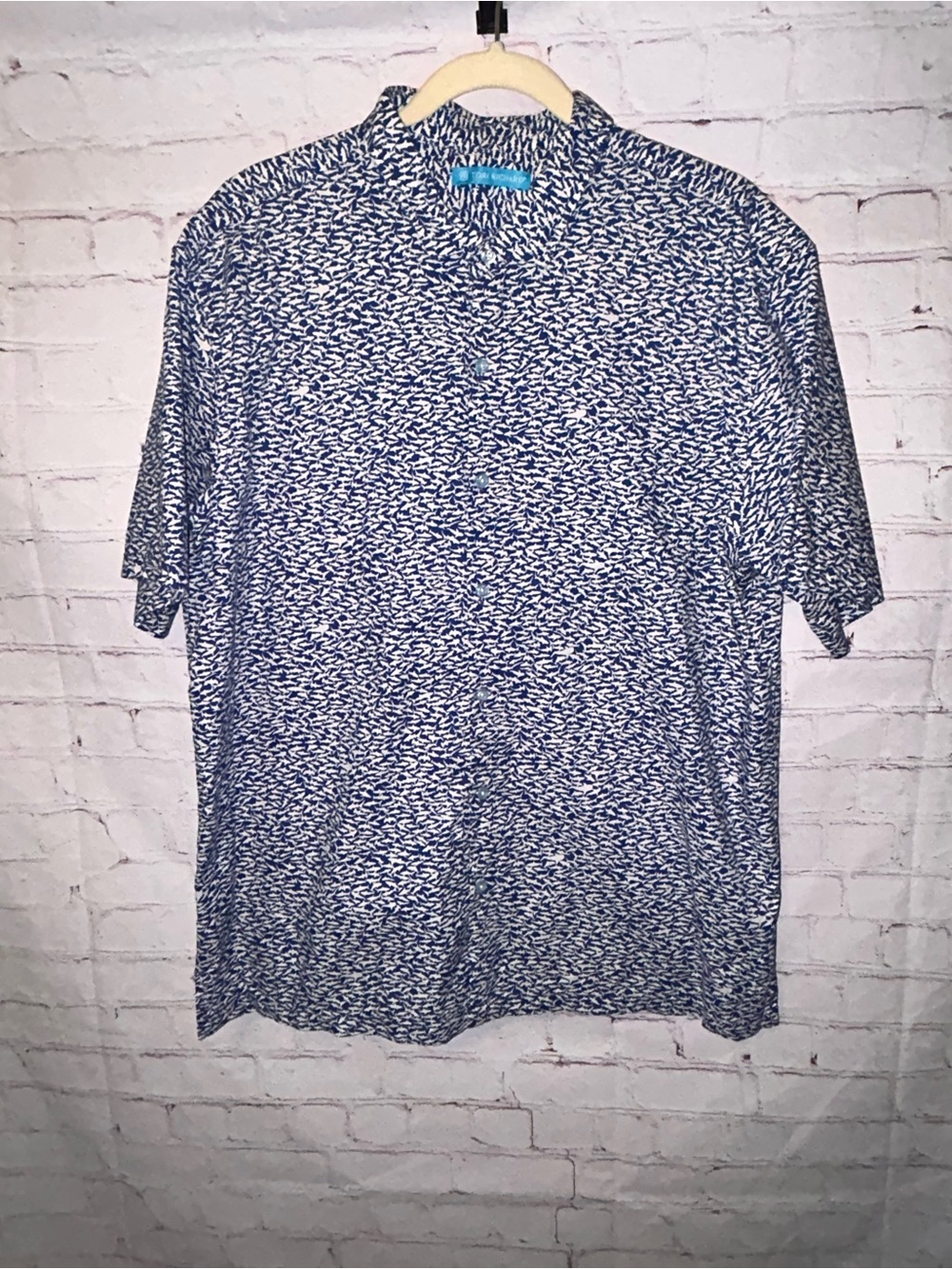 Tori Richard made in Hawaii fish pattern shirt size men’s XL